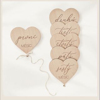 Zachyťte každý vzácný měsíc s miminkem stylově a s láskou 💛 Naše sada obsahuje 6 oboustranných milníčků pro miminko od 1...